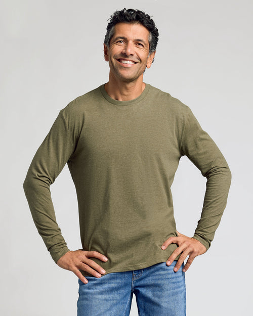 Classic Long Sleeve Crew Neck 3-Pack