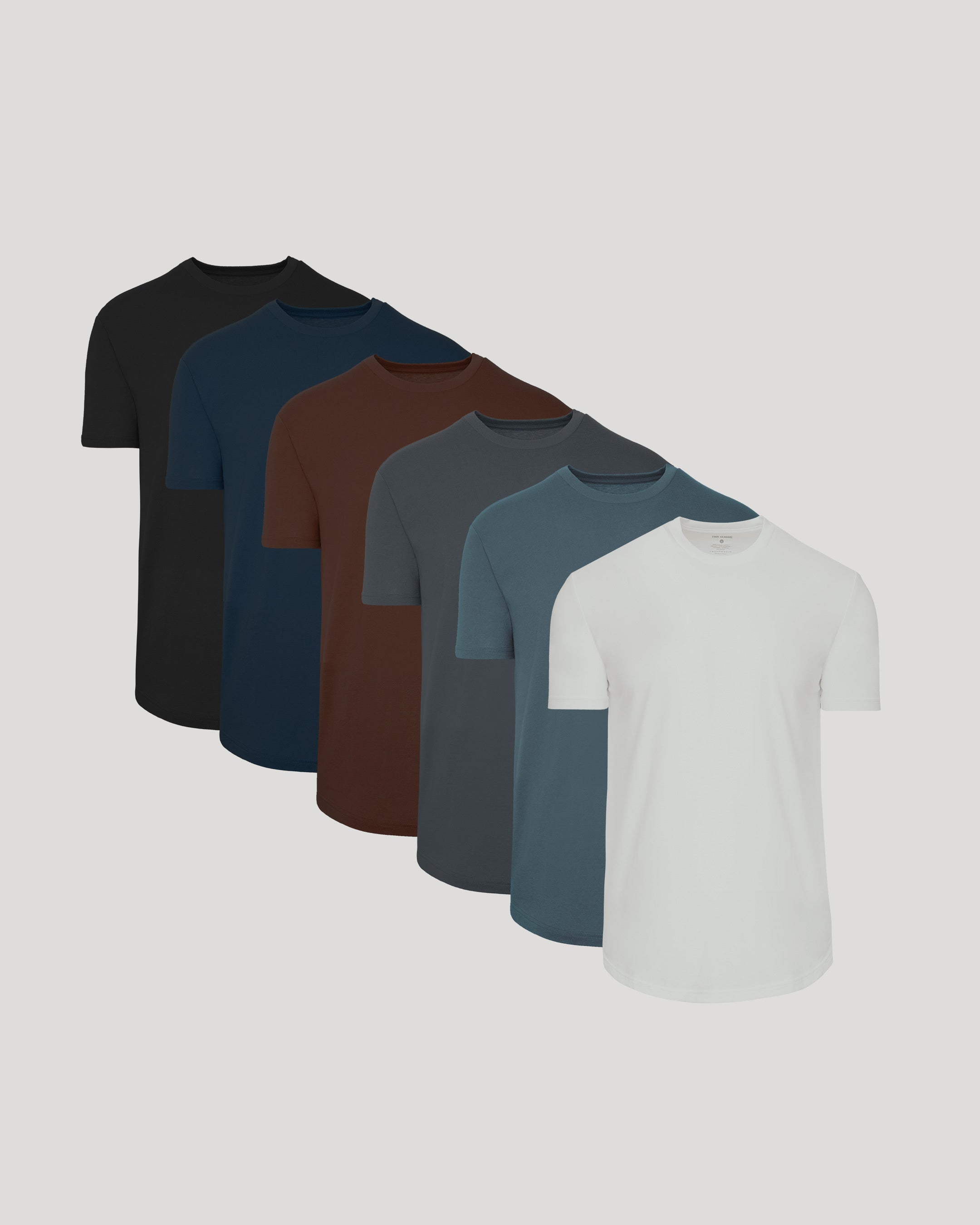 Seasonal Classic Curved Hem Crew 6-Pack