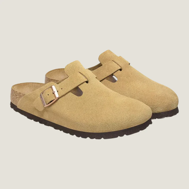 Boston Everyday Comfort Leather Clogs