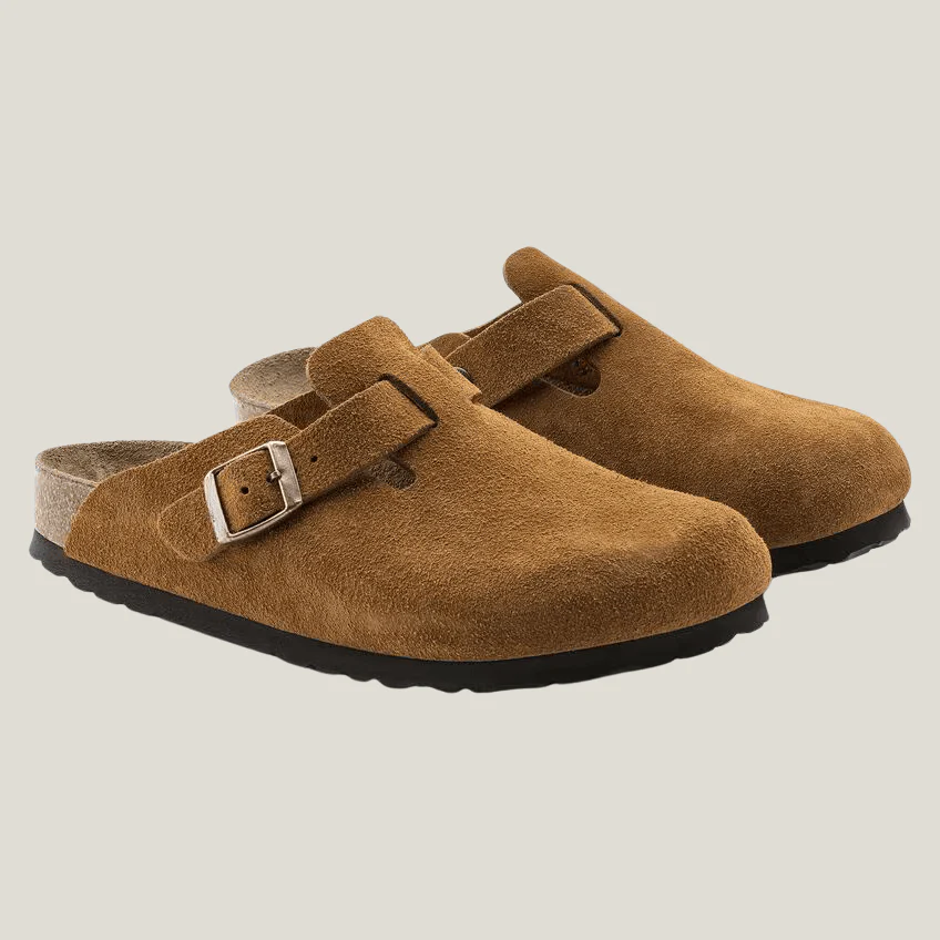 Boston Everyday Comfort Leather Clogs