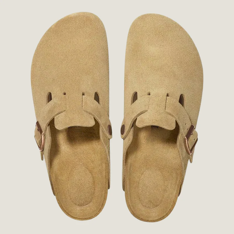 Boston Everyday Comfort Leather Clogs